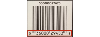 Consumer service barcode