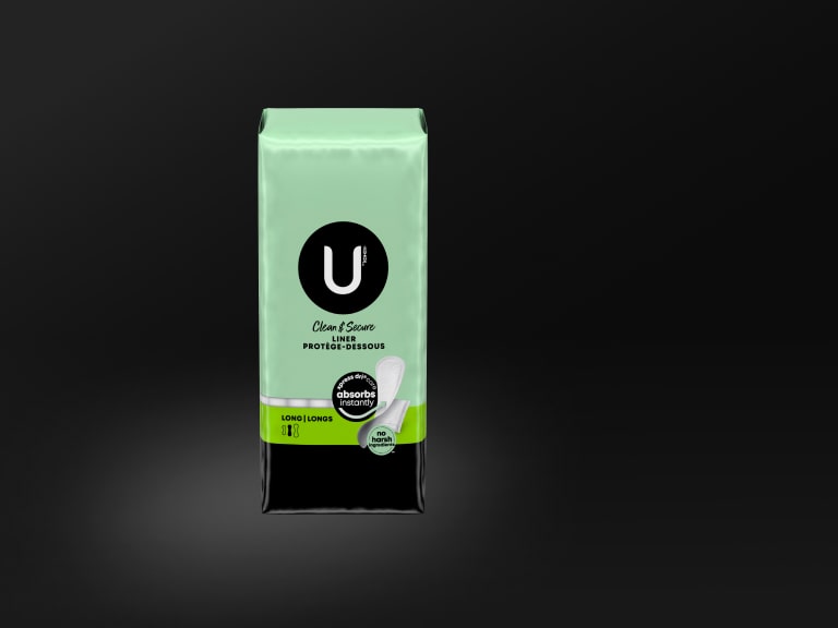 U by Kotex® Clean & Secure longs protège-dessous